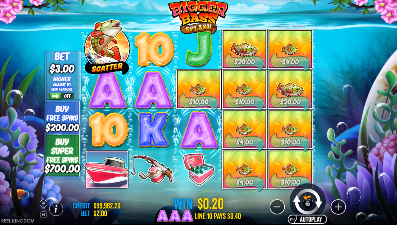 Bigger Bass Splash artwork