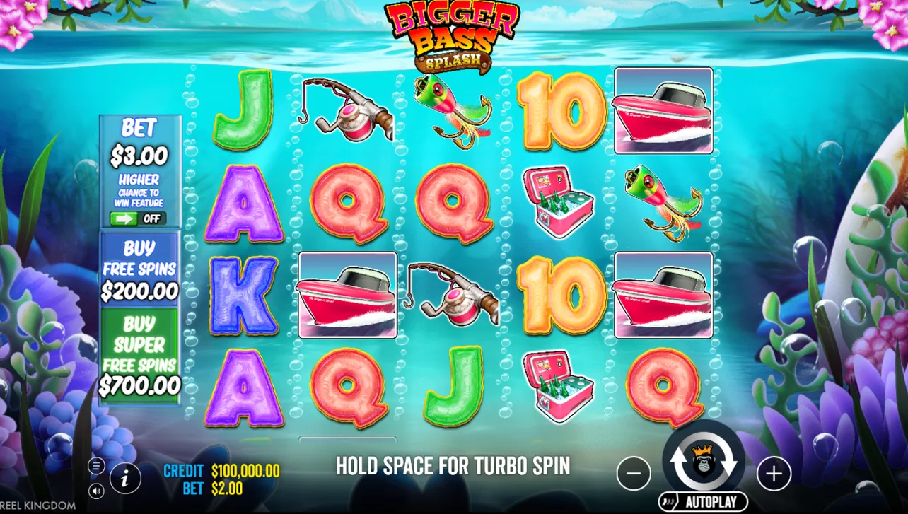 Bigger Bass Splash artwork